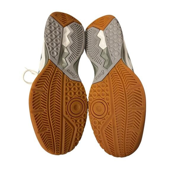 ASICS Gel Rocket 8 White Court Shoes Sz 9.5 - Picture 6 of 8